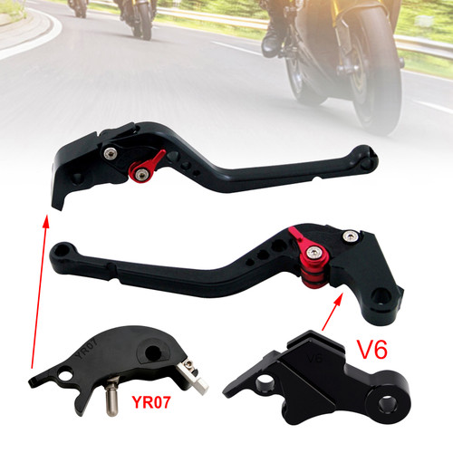 2024-2025 YAMAHA XSR900 XSR900GP 2pcs Racing Brake & Clutch Levers Black Generic