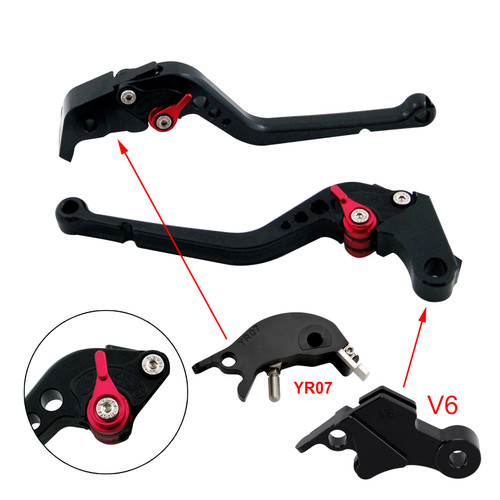 2024-2025 YAMAHA XSR900 XSR900GP 2pcs Racing Brake & Clutch Levers Black Generic