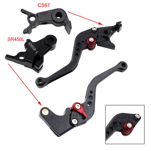 2024-2026 VOGE DS900X 900DSX Short Clutch Brake Lever Black Generic