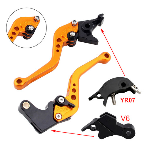2024-2025 YAMAHA XSR900 XSR900GP MT-09 MT-09SP Short Clutch Brake Lever Gold Generic