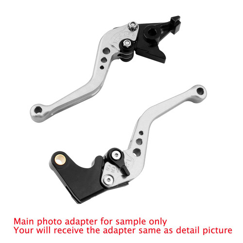 2024-2025 YAMAHA XSR900 XSR900GP MT-09 MT-09SP Short Clutch Brake Lever Silver Generic