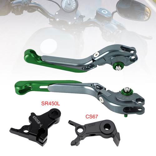 2024-2026 VOGE DS900X 900DSX Adjustable Folding Extendable Brake & Clutch Levers Green Generic