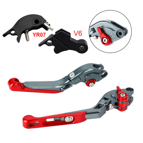 2024-2025 YAMAHA XSR900 XSR900GP Adjustable Folding Extendable Levers Red Generic