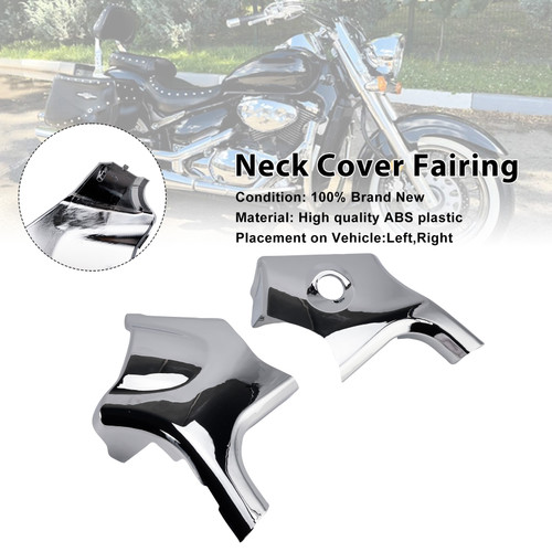 2001-2004 Suzuki Volusia VL400/800 Neck Cover Fairing Chrome Generic