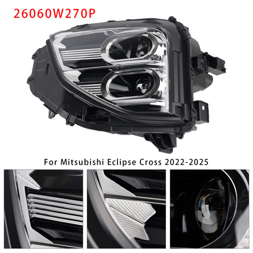 2022-2025 Mitsubishi Eclipse Cross Front Left LED Headlight 26060W270P Generic