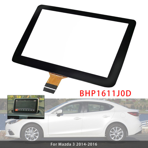 2014-2016 Mazda 3 7" Touch Screen Glass Display BHP1611J0D Generic