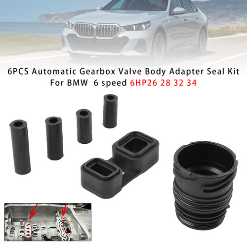 BMW X1 X3 X5 Z4 ZF 6PCS Automatic Gearbox Valve Body Adapter Seal 24347588725 Generic