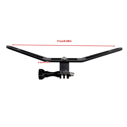 2015-2024 BMW S1000XR Bracket GoPro Camera Windscreen Recorder Black Generic