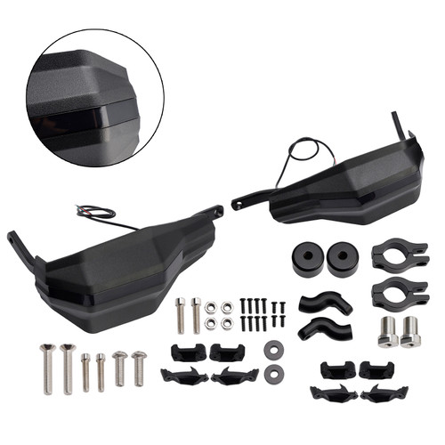 2019-2024 Yamaha Tenere 700 Motorcycle Protector Hand Guards Black Generic