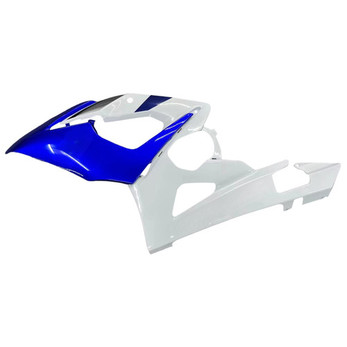 2005-2006 Suzuki GSXR 1000 Amotopart Fairings White & Blue GSXR Racing Customs Fairing