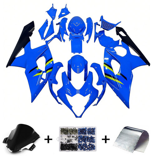 2005-2006 Suzuki GSXR 1000 Amotopart Fairings Blue Rizla Racing Customs Fairing