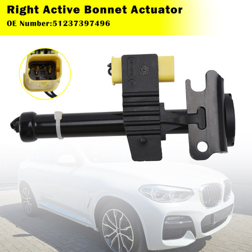 2017-2020 BMW X3 X4 Right Active Bonnet Actuator 51237397496 Generic