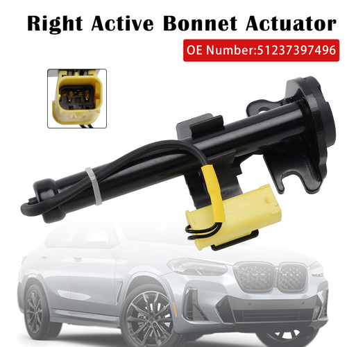 2017-2020 BMW X3 X4 Right Active Bonnet Actuator 51237397496 Generic