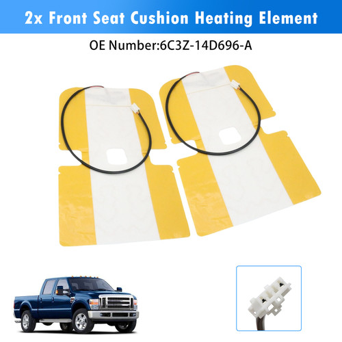 2005-2010 Ford F350 Super Duty Left & Right Front Seat Cushion Heating Element 6C3Z-14D696-A Generic