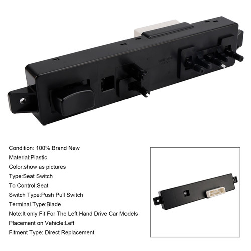 2011-2015 Hyundai Sonata Hybrid Front Left Power Seat Switch 881913S100RY Generic