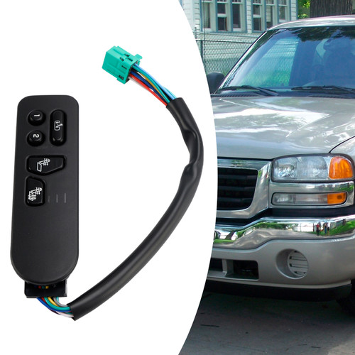 2003-2007 GMC Sierra 1500 2500 3500 Front Left Power Seat Switch 15116863 Generic