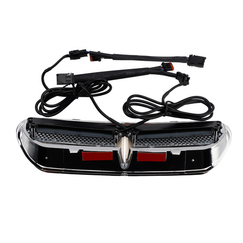 2014-2024 Harley-Davidson Touring Electra Glide 1 Set Fairing Air Vent LED Light Chrome Generic