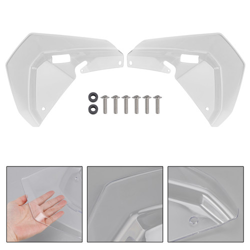 2024-2025 BMW R1300GS Windshield Plate Side Panels Clear Generic