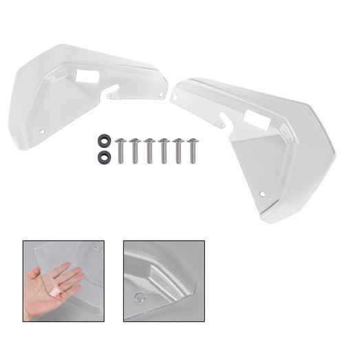 2024-2025 BMW R1300GS Windshield Plate Side Panels Clear Generic