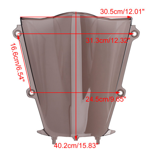 2025 YAMAHA YZF R9 Windshield Smoke Generic