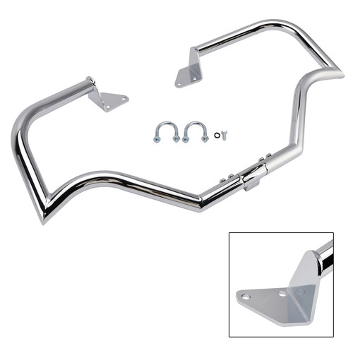 2006-2017 Super Glide FXD Engine Guard Crash Bar Frame Protector Bumper Chrome Generic
