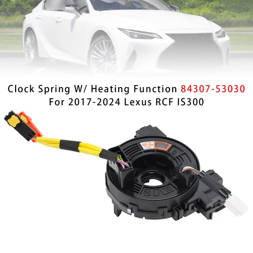 2016-2024 Lexus IS300 IS350 Clock Spring W/ Heating Function 84307-53030 Generic