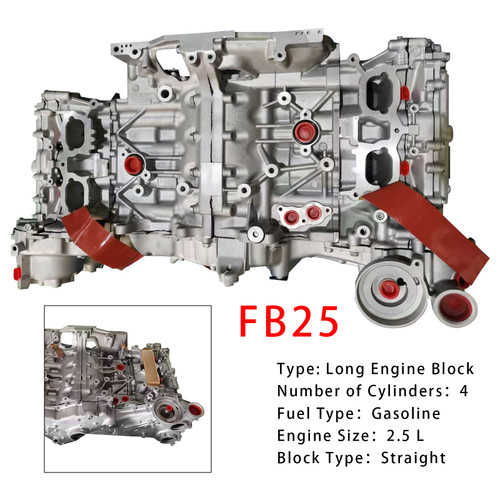 2012-2018 Subaru Forester 2.5L DOHC FB25 Engine Assembly Long Engine Block Generic