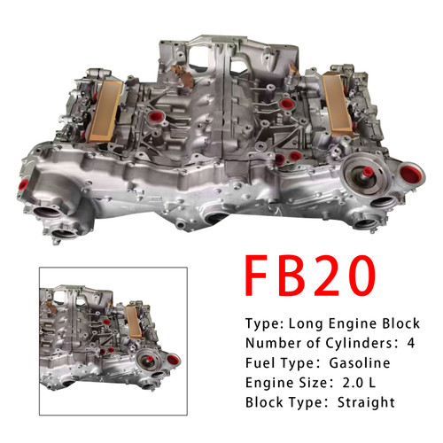 2012-2014 Subaru IMPREZA CROSSTREK 2.0L FB20 Engine Assembly Long Engine Block Generic