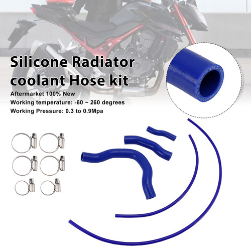 2023-2025 Honda XL750 Transalp Silicone Radiator coolant Hose kit Blue Generic
