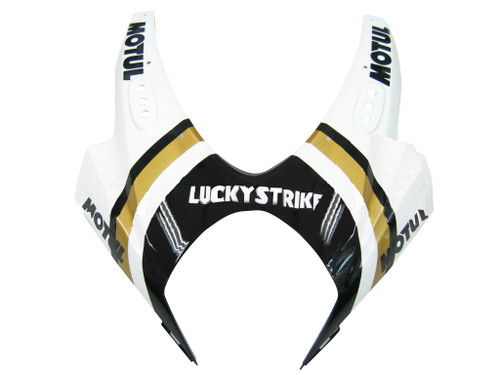 Fairings Suzuki GSXR 1000 White Black Gold Lucky Strike Racing  (2007-2008)