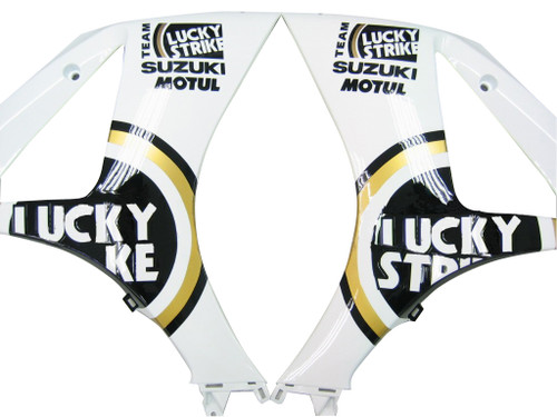 Fairings Suzuki GSXR 1000 White Black Gold Lucky Strike Racing  (2007-2008)