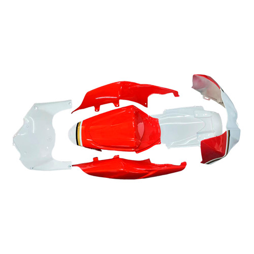 2007-2008 Suzuki GSXR 1000 White & Red Lucky Strike Racing Amotopart Fairings Customs Fairing