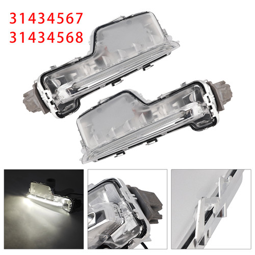 2014-2018 Volvo S60 Pair Front Fog Light Lamp 31434567 31434568 Generic