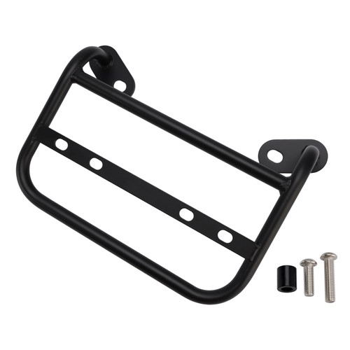 2024-2025 BMW R12 Left Luggage Rack Side Saddle Bag Mount Bracket Black Steel Black Generic
