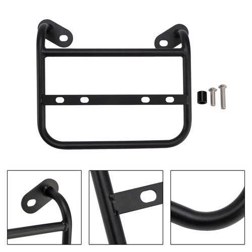 2024-2025 BMW R12 Right Luggage Rack Side Saddle Bag Mount Bracket Black Steel Black Generic