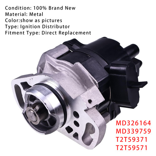 Mitsubishi 4G13 Colt GLX 1.3L Ignition Distributor MD326164 MD339759 T2T59371 T2T59571 Generic