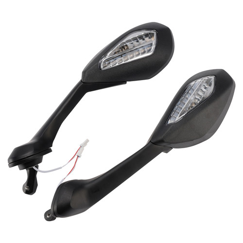 2017-2020 Ducati Supersport 939/ S Rear View Mirrors with Turn Signal Left and Right Black Generic