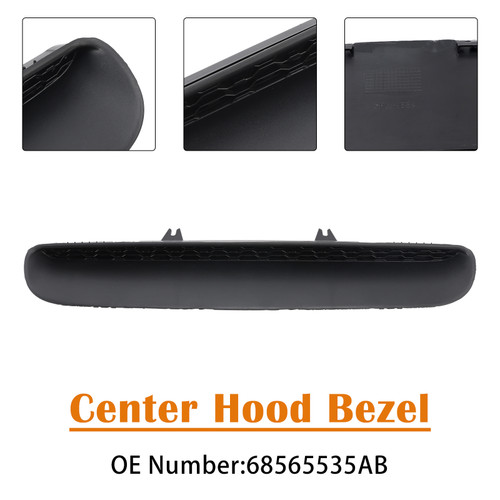 2023-2025 RAM 2500 3500 Center Hood Bezel 68565535AB Generic