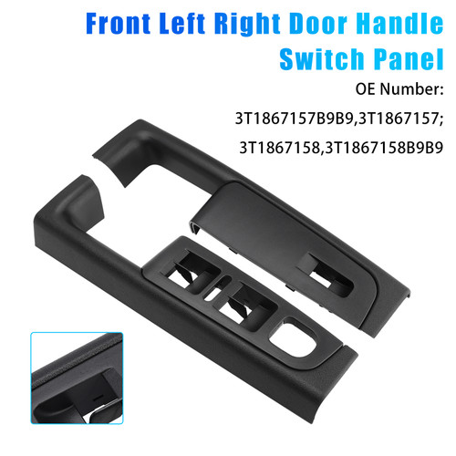 2008-2015 Skoda Superb (3T) Front Left Right Door Handle Switch Panel 3T1867157 3T1867158 Generic
