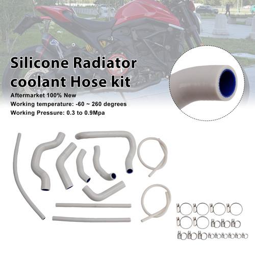 2021-2025 Ducati Monster 937 Silicone Radiator coolant Hose kit White Generic