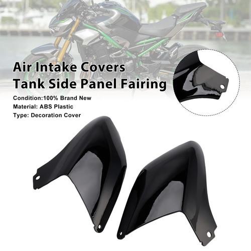 2025-2026 Kawasaki Z900 Air Intake Covers Tank Side Panel Fairing Black Generic
