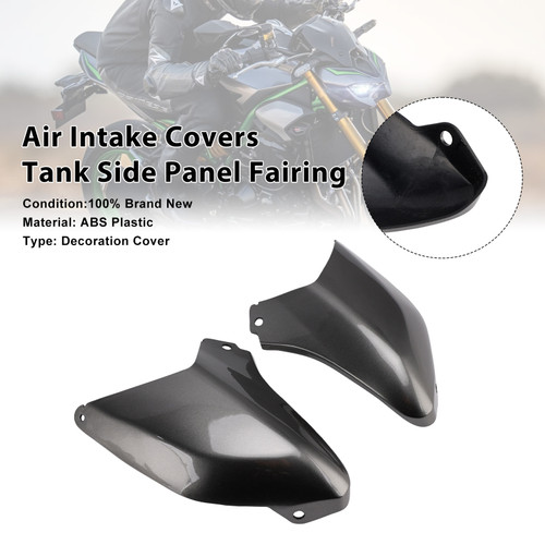 2025-2026 Kawasaki Z900 Air Intake Covers Tank Side Panel Fairing Gray Generic