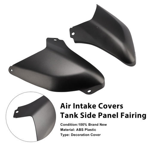 2025-2026 Kawasaki Z900 Air Intake Covers Tank Side Panel Fairing Matte Gray Generic