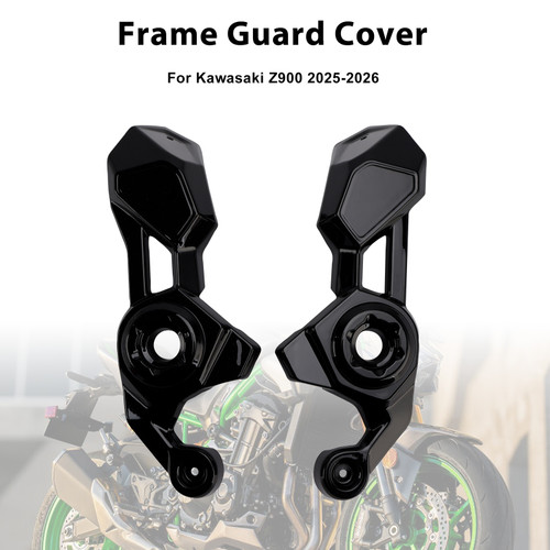 2025-2026 Kawasaki Z900 Frame Side Cover Panel Guard Fairing Black Generic