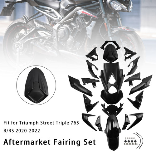 2020-2022 Triumph Street Triple 765 R/RS Aftermarket Fairing Set Generic