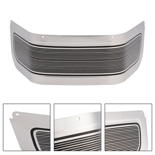 1986-2013 Touring Electra Glide Road King Front Fender Trim Skirt Silver Generic