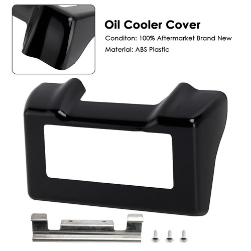 2011-2016 Harley Touring and Trike Oil Cooler Cover Black Generic