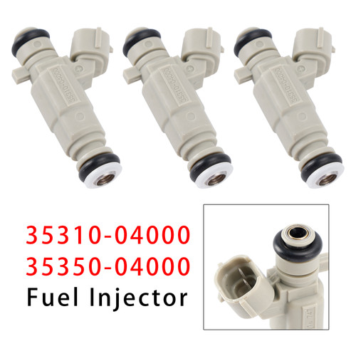 2011-2021 Hyundai i10 i20 II 3Pcs Fuel Injector 35350-04000 35310-04000 Generic
