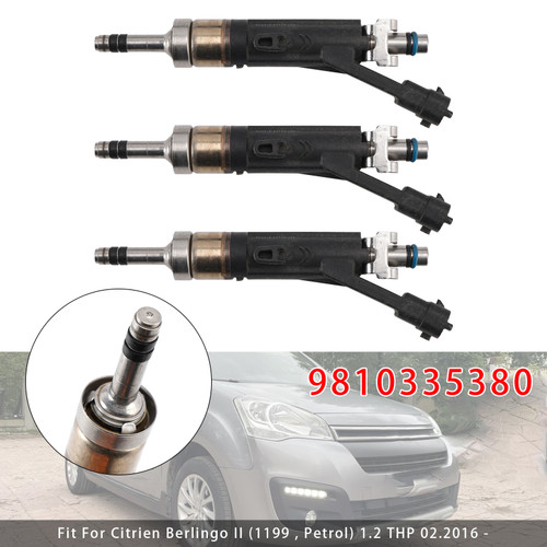 2017-onward OPEL Crossland X 3Pcs Fuel Injector 28433993 28579609 75114380 Generic
