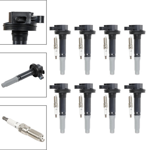 2016-2017 Ford F-150 V8 5.0L 8xIgnition Coil + 8xIridium Spark Plug UF824 Generic